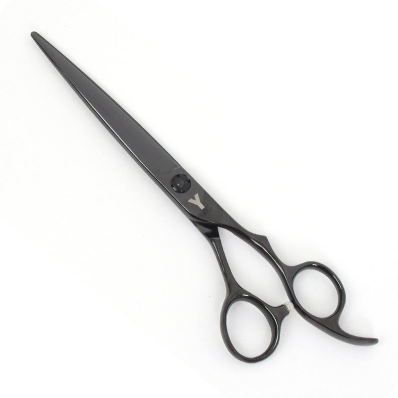 Les ciseaux de coiffure Y en revêtement Titane sont conçus pour un usage professionnel intensif. Taille 7. Noires. Pochette de rangement incluse. Droitier.